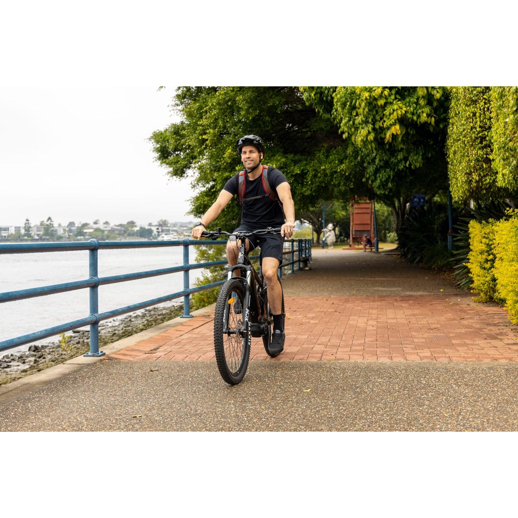 Pedal Titan Electric Dual Suspension Mountain Bike Black/Silver