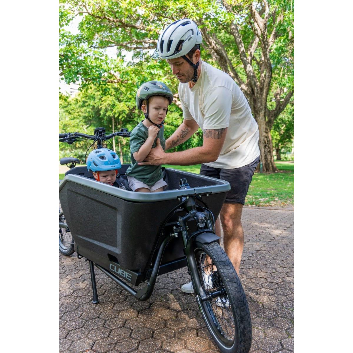 Cube Cargo Seat - Two Child Black