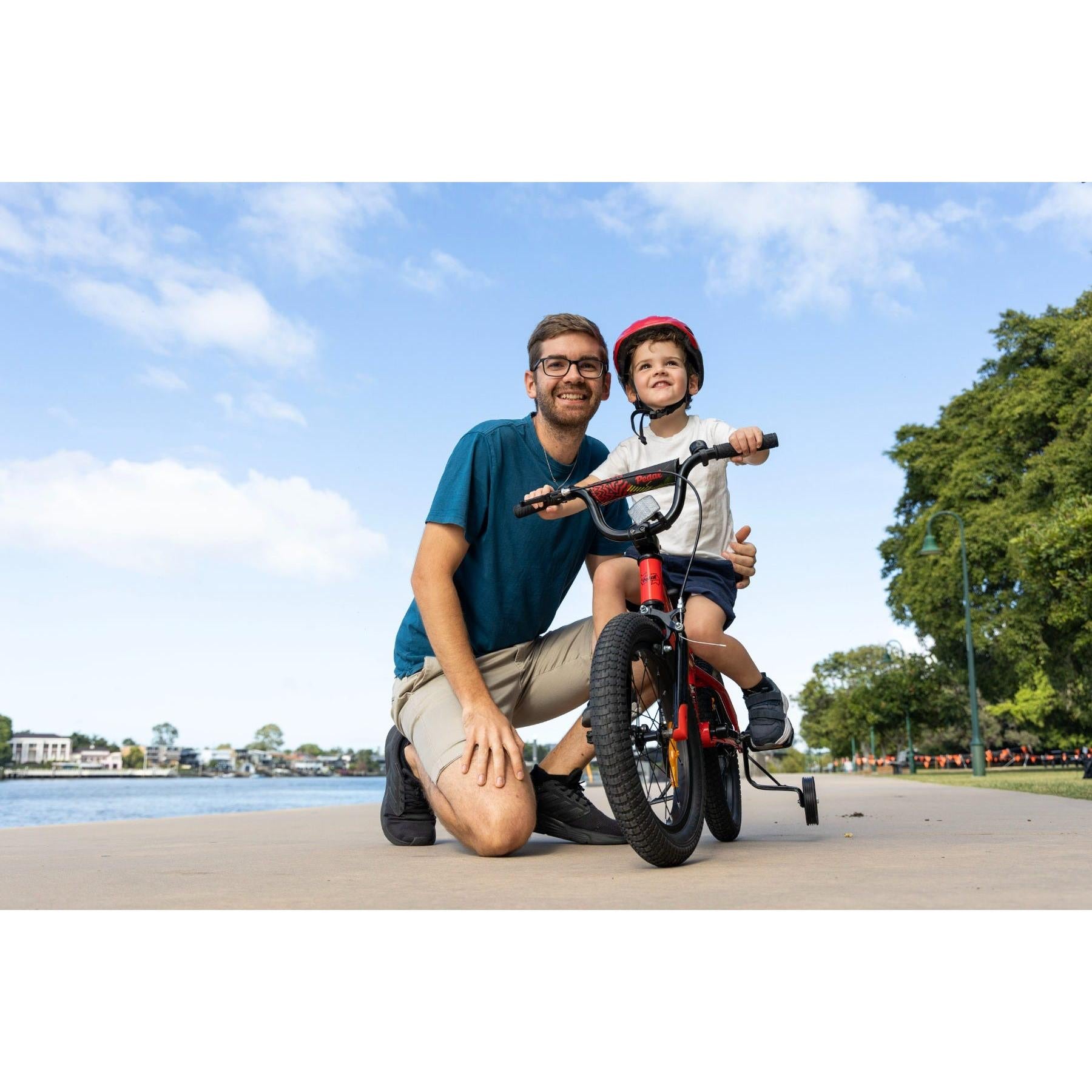 Pedal Hoot Kids Bike Turquoise Pink