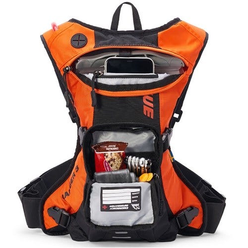 USWE 20 Ranger 3 Hydration Pack 2.0L Orange/Black