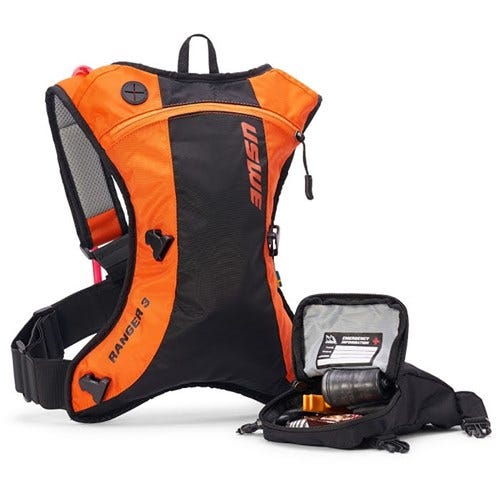 USWE 20 Ranger 3 Hydration Pack 2.0L Orange/Black