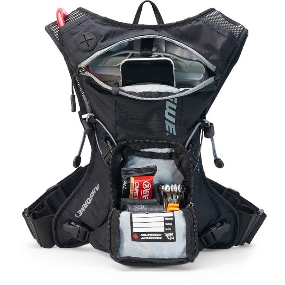 USWE 21 Airborne 3 Elite Hydration Pack 2.0L Black/Grey