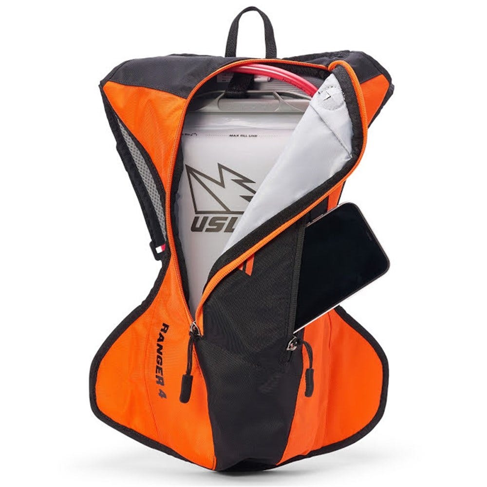 USWE 21 Ranger 4 Hydration Pack 3.0L Factory Orange