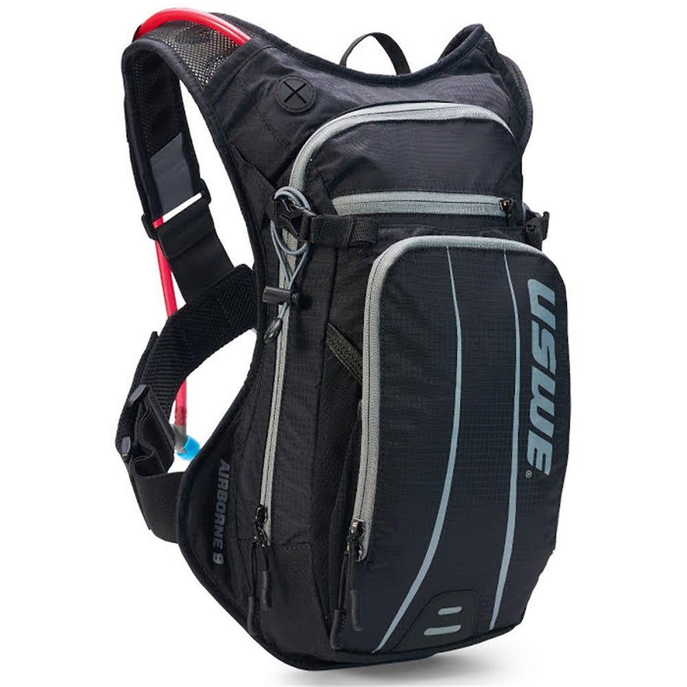 USWE 21 Airborne 9 Elite Hydration Pack 3.0L Black/Grey