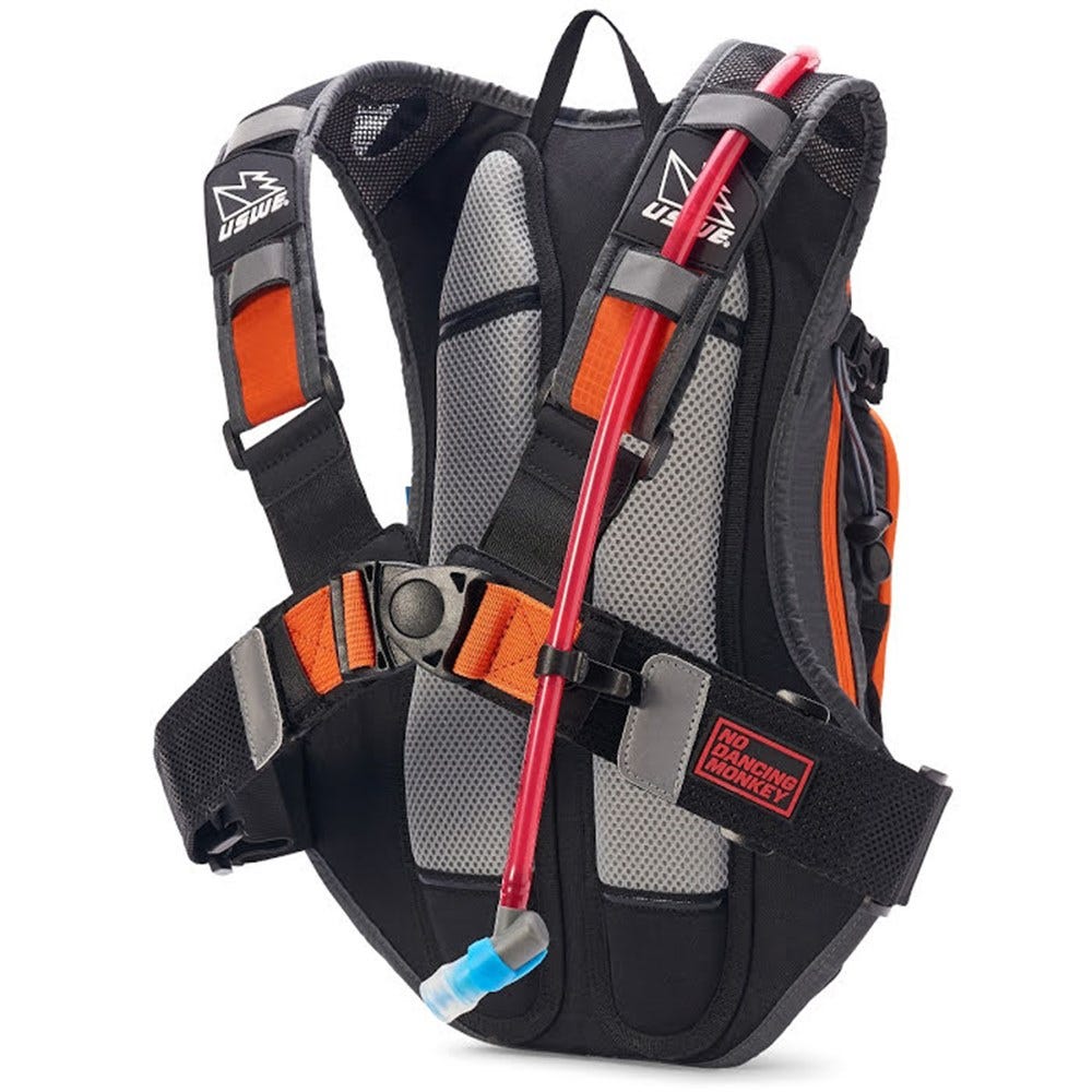 USWE 21 Airborne 9 Elite Hydration Pack 3.0L Grey/Orange