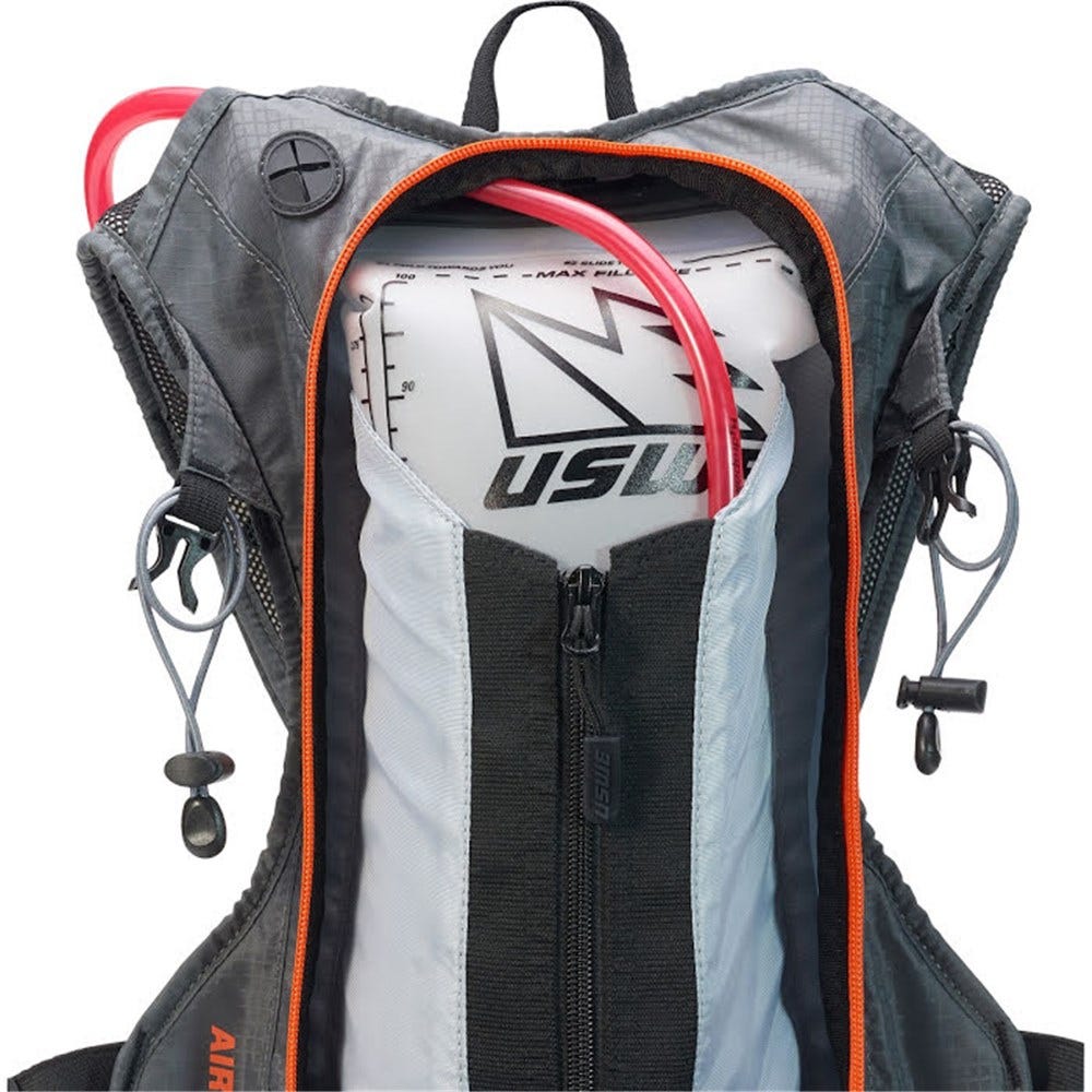 USWE 21 Airborne 9 Elite Hydration Pack 3.0L Grey/Orange