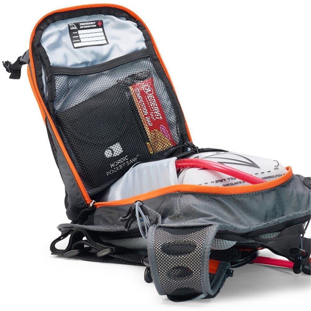 USWE 21 Airborne 9 Elite Hydration Pack 3.0L Grey/Orange