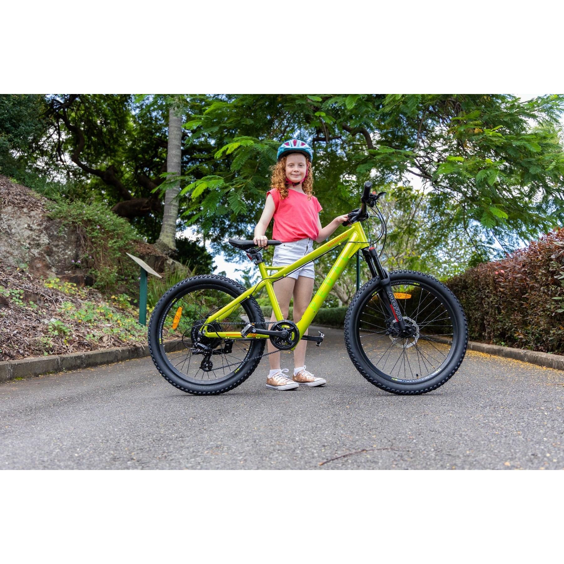 Pedal Warrior 24'' Electric Mountain Bike Green