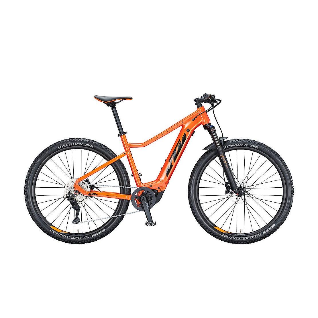 KTM Macina Race 291 Electric Hardtail Mountain Bike Fire Orange