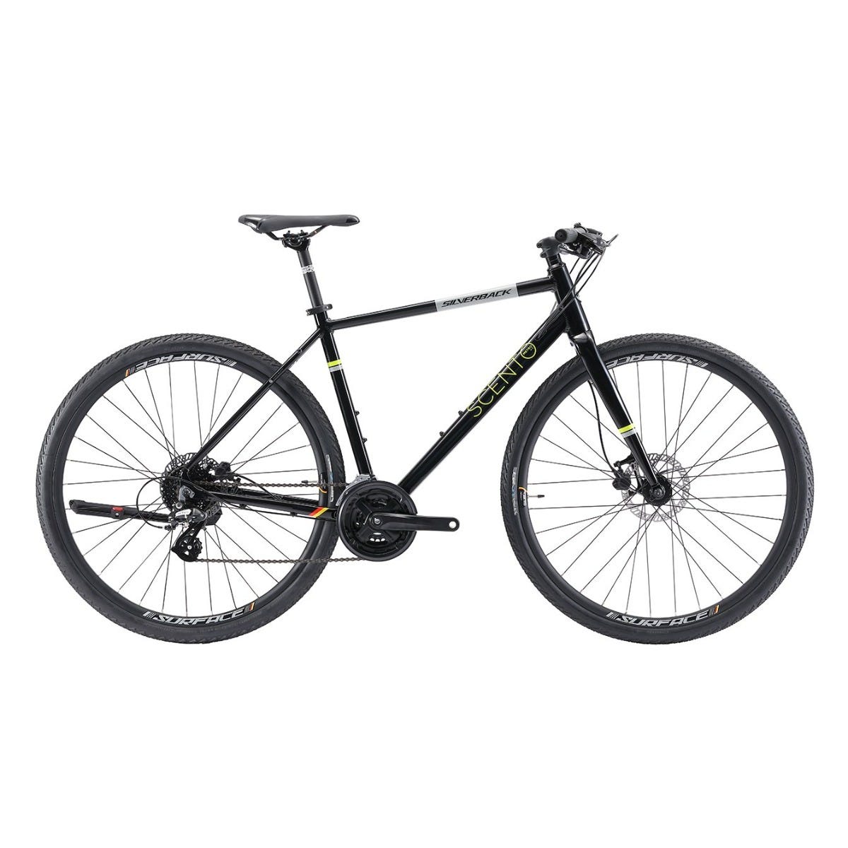 Silverback Scento Metro HD Flat Bar Road Bike Black/Yellow