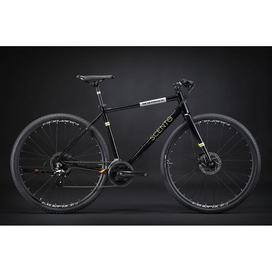 Silverback Scento Metro HD Flat Bar Road Bike Black/Yellow