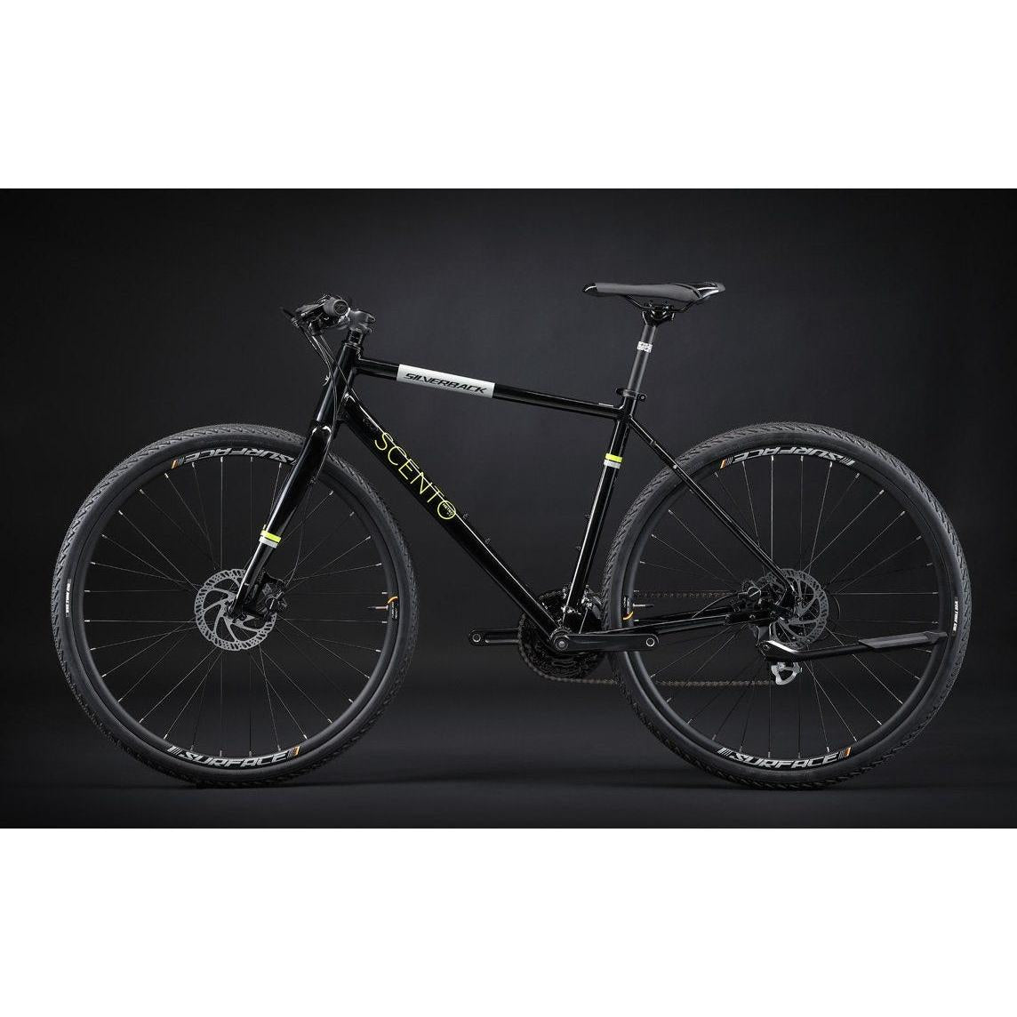 Silverback Scento Metro HD Flat Bar Road Bike Black/Yellow