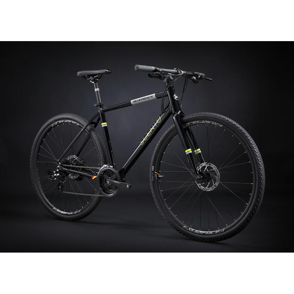 Silverback Scento Metro HD Flat Bar Road Bike Black/Yellow