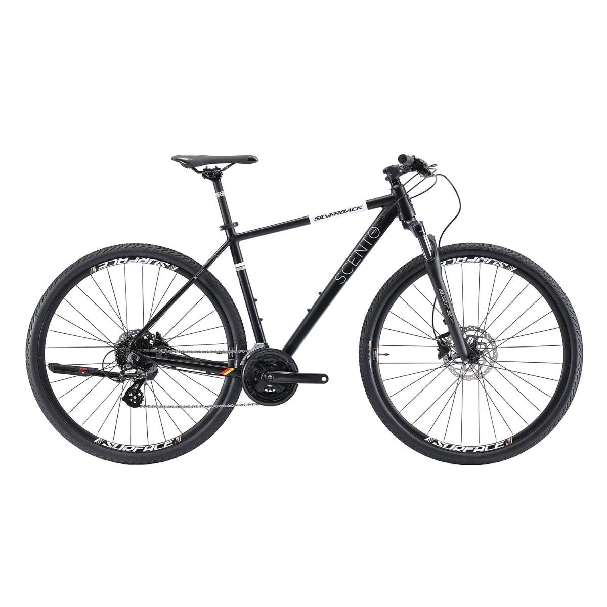 Silverback Scento Path HD Hybrid Bike Black/Silver