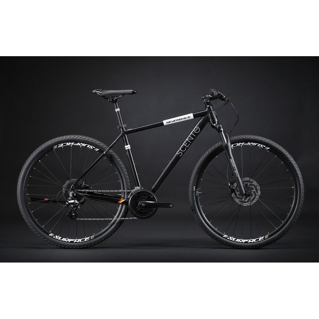 Silverback Scento Path HD Hybrid Bike Black/Silver
