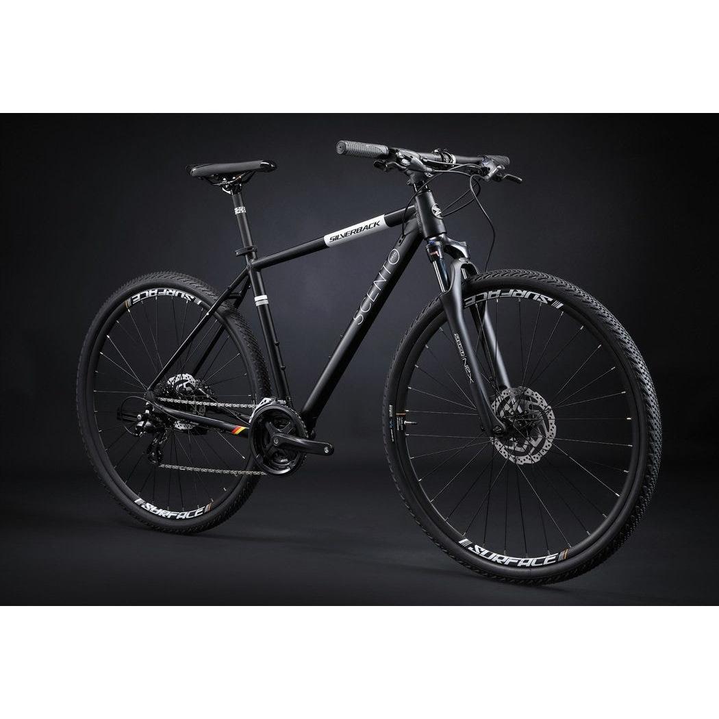 Silverback Scento Path HD Hybrid Bike Black/Silver