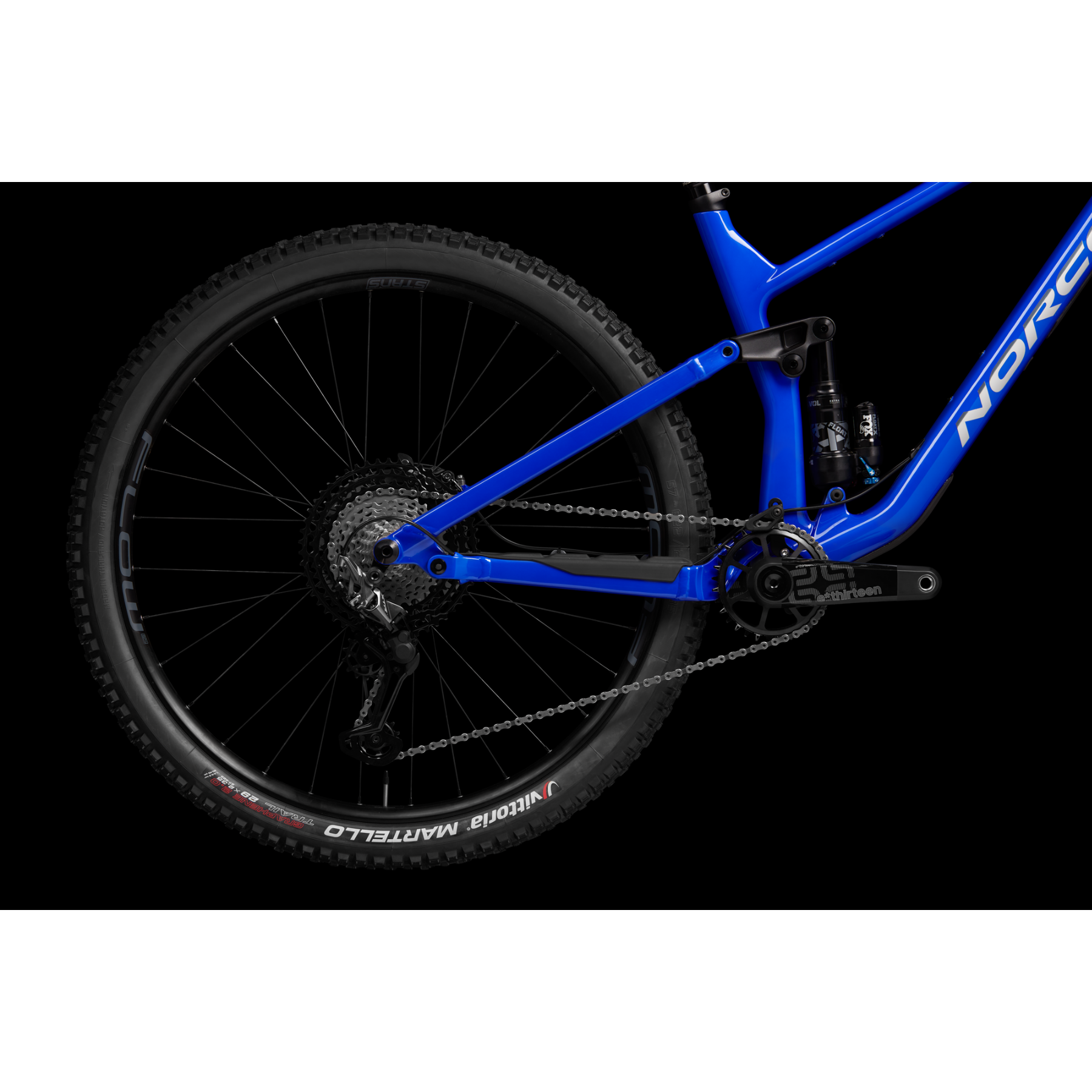 Norco Optic C1 Mountain Bike Blue/Chrome