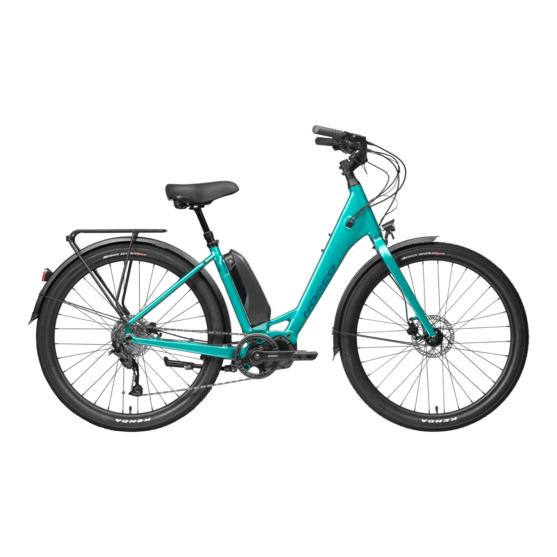 Norco Scene VLT Electric Hybrid Bike Green