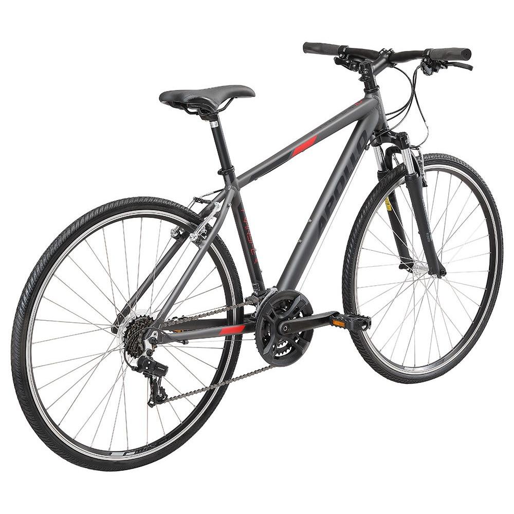 Apollo Transfer 10 Hybrid Bike Charcoal/Black/Red