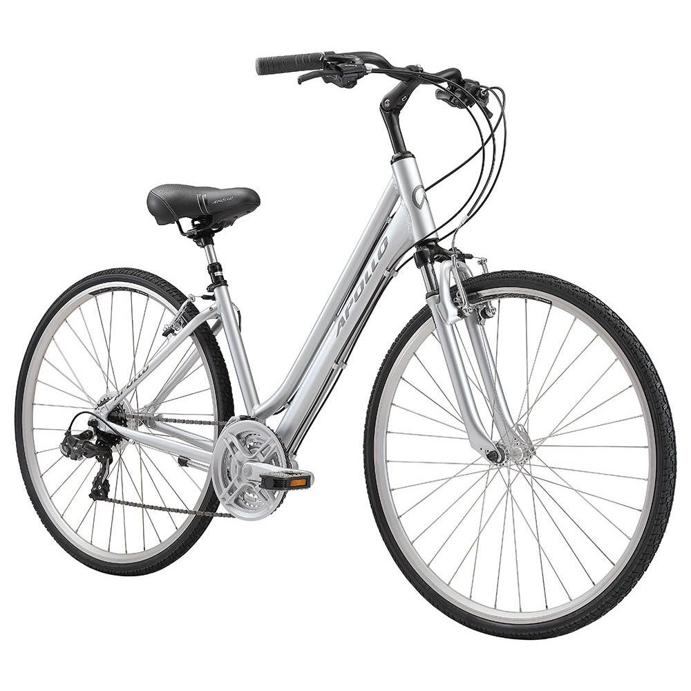 Apollo Shoreline Hybrid Bike Gloss Silver