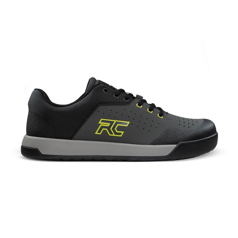 Ride Concepts Hellion Flat Pedal Shoes Charcoal/Lime