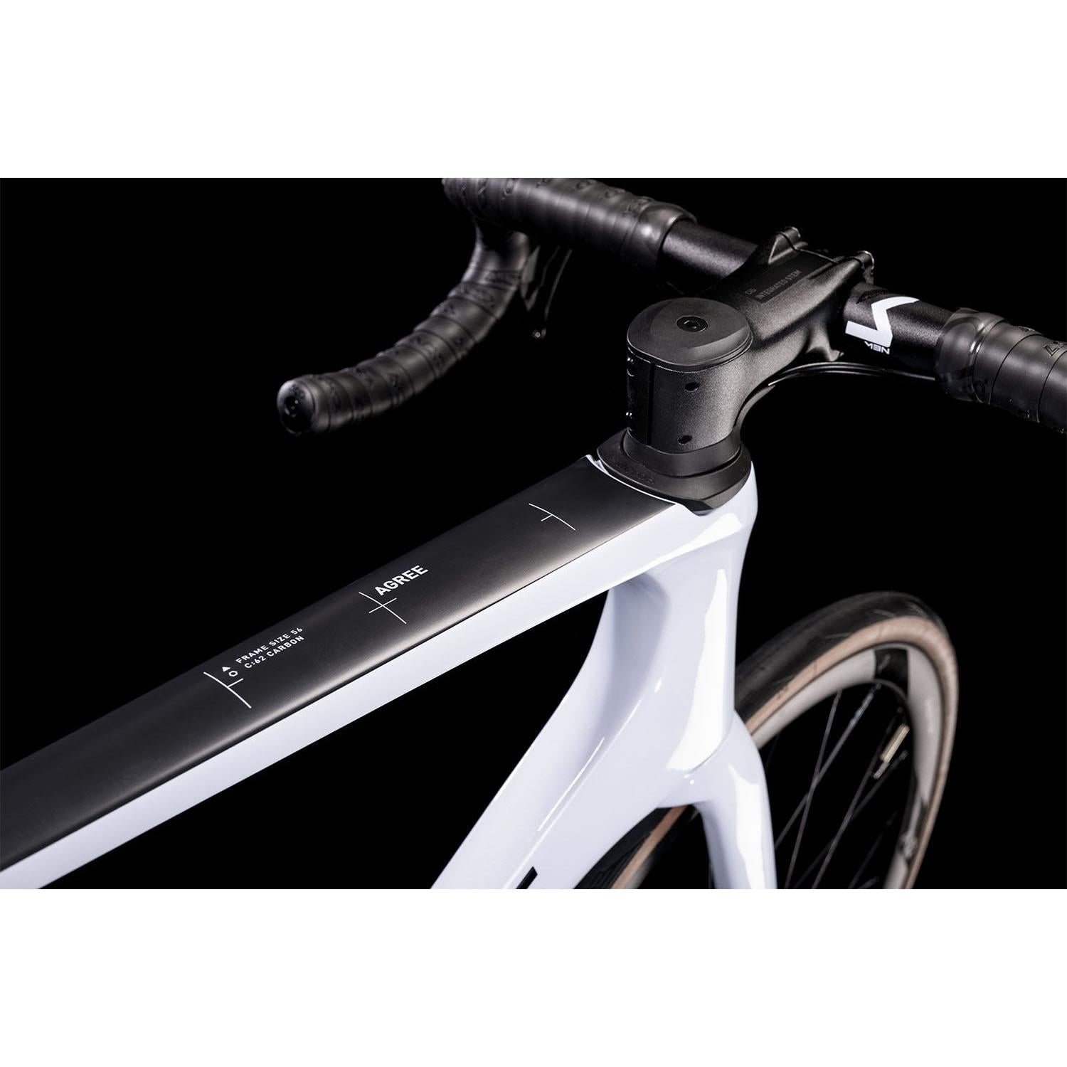 Cube Agree C:62 Road Bike Flash White 'n' Carbon