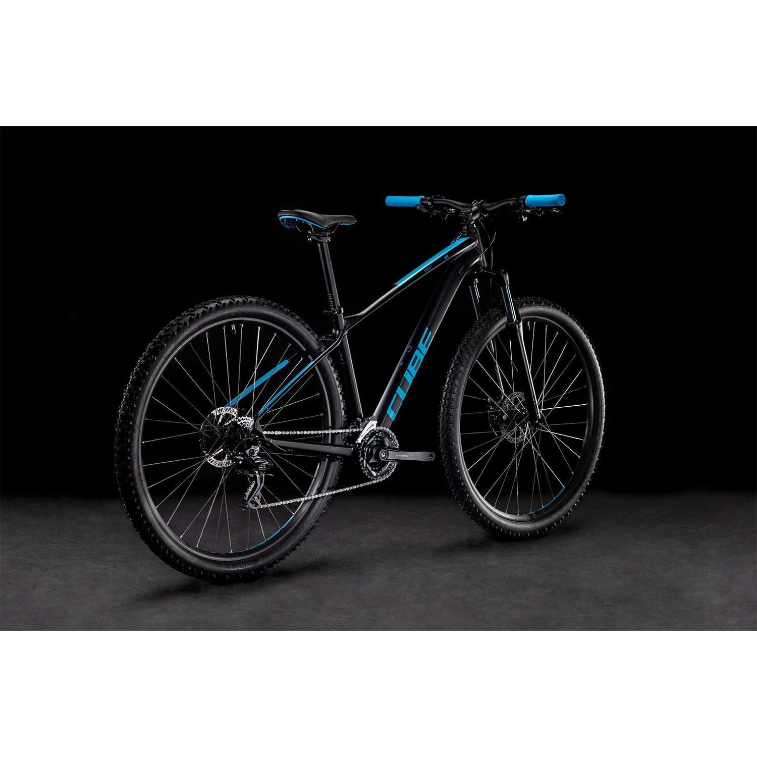 Cube Aim Hardtail Mountain Bike Black 'n' Blue Euro Spec