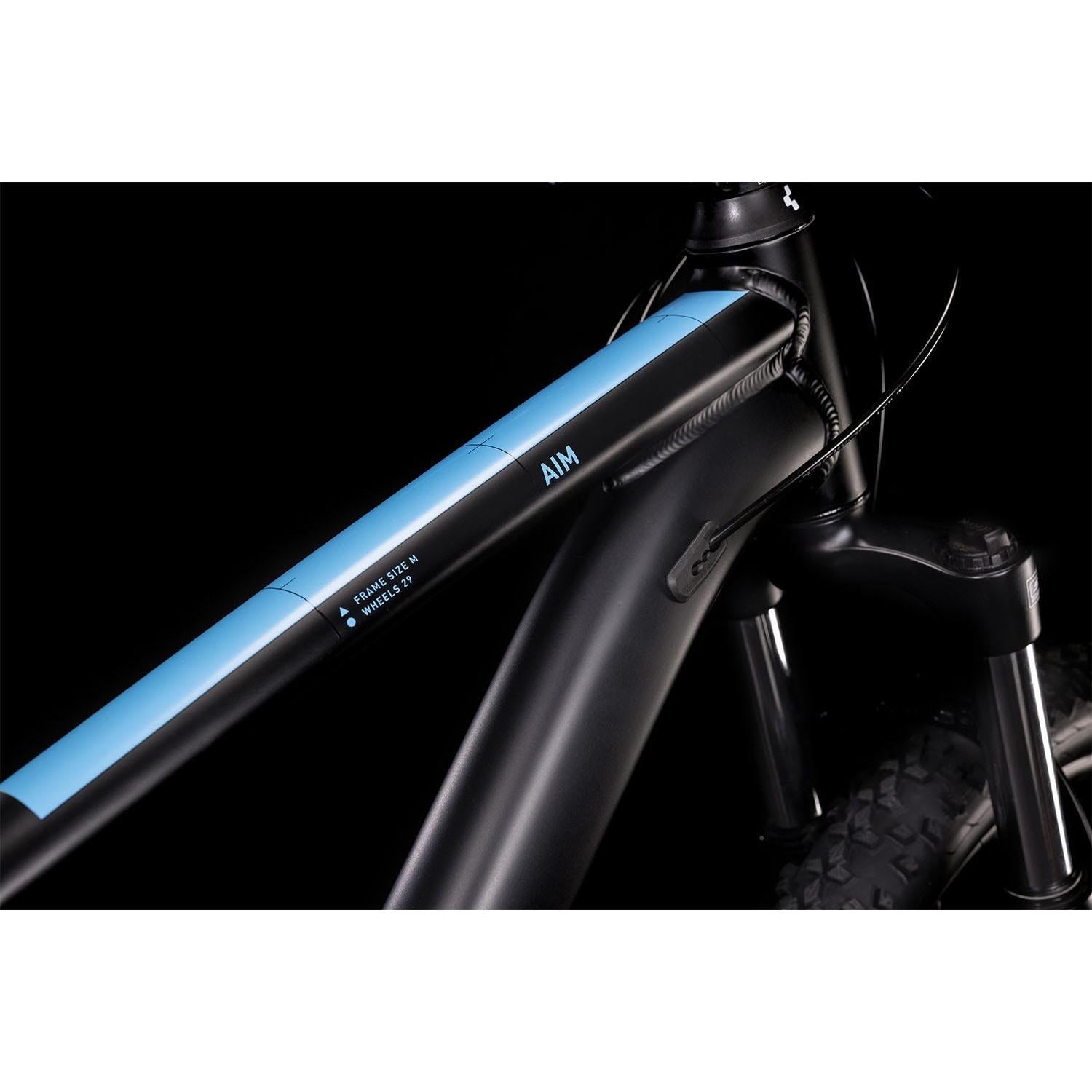 Cube Aim Hardtail Mountain Bike Black 'n' Blue Euro Spec