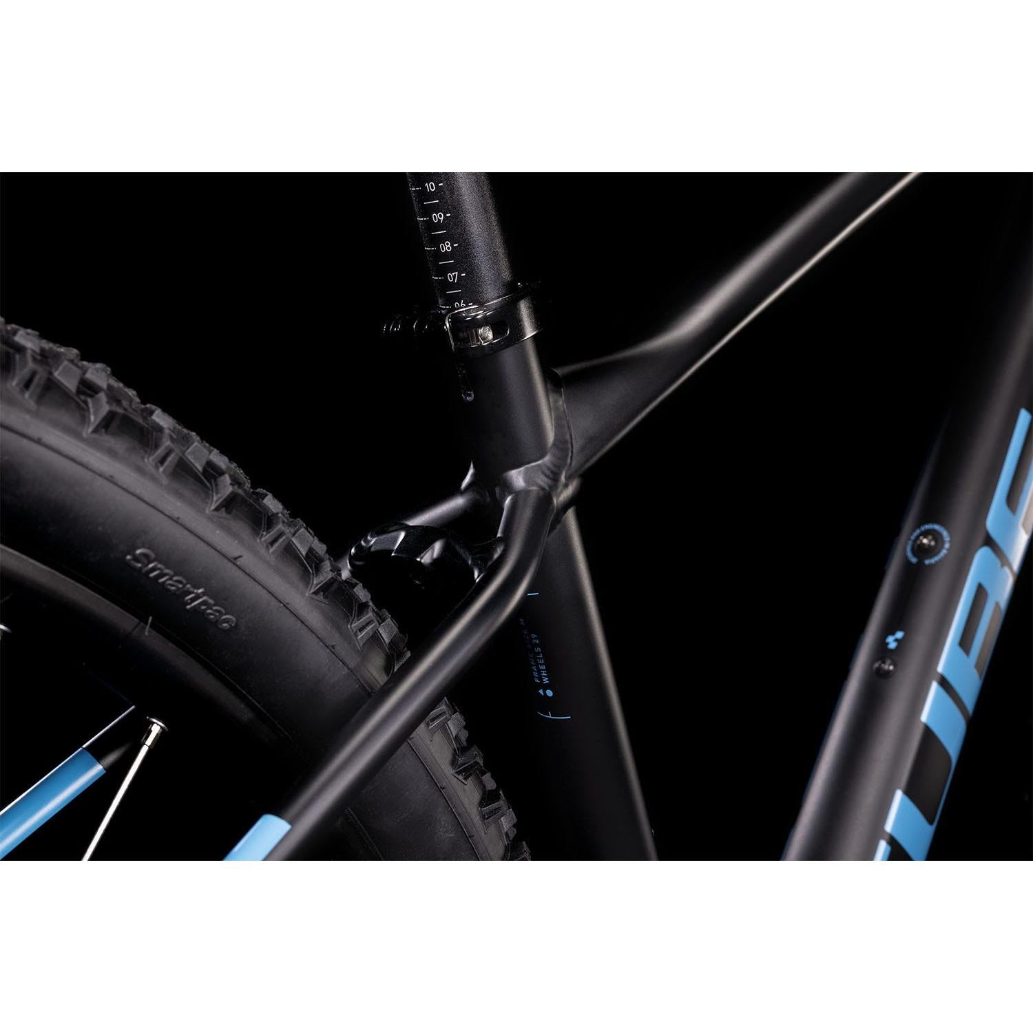 Cube Aim Hardtail Mountain Bike Black 'n' Blue Euro Spec