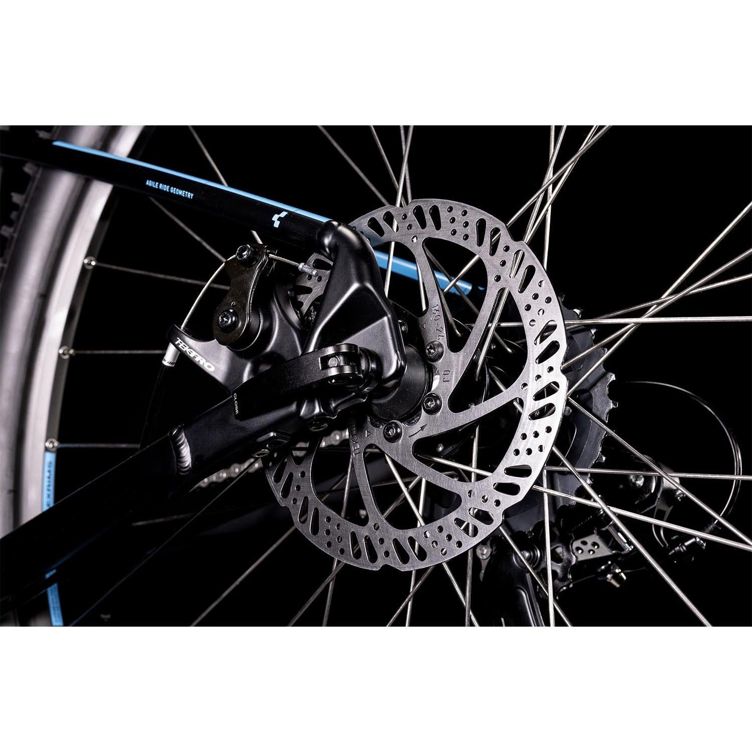 Cube Aim Hardtail Mountain Bike Black 'n' Blue Euro Spec