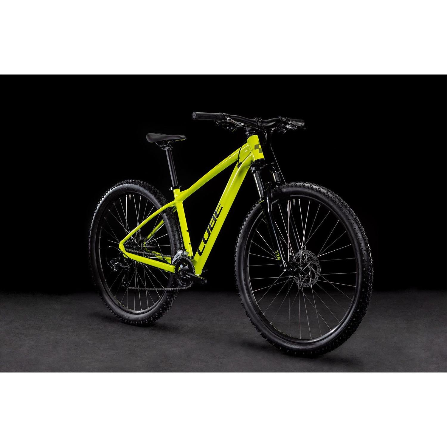 Cube Aim Hardtail Mountain Bike Green Moss