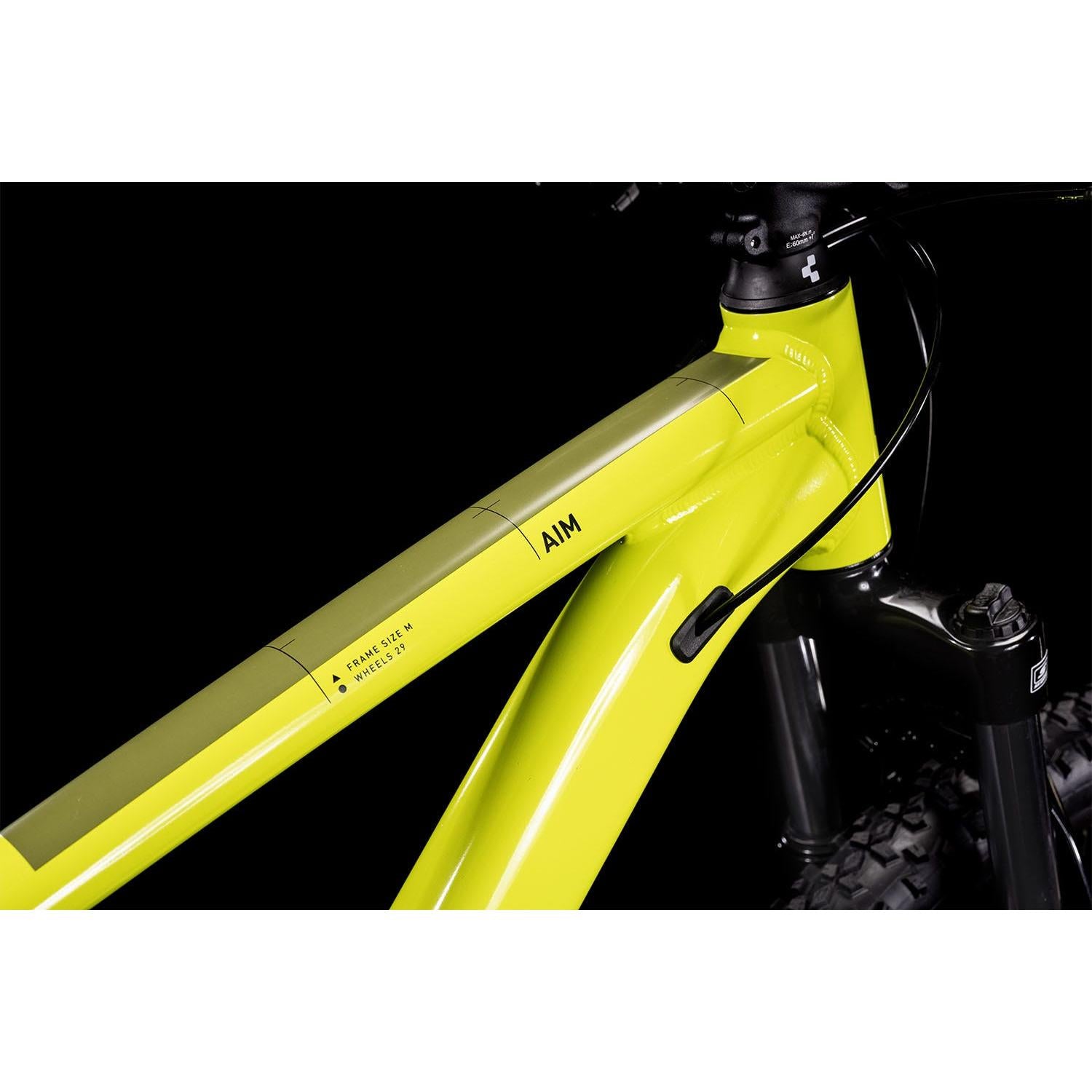 Cube Aim Hardtail Mountain Bike Green Moss