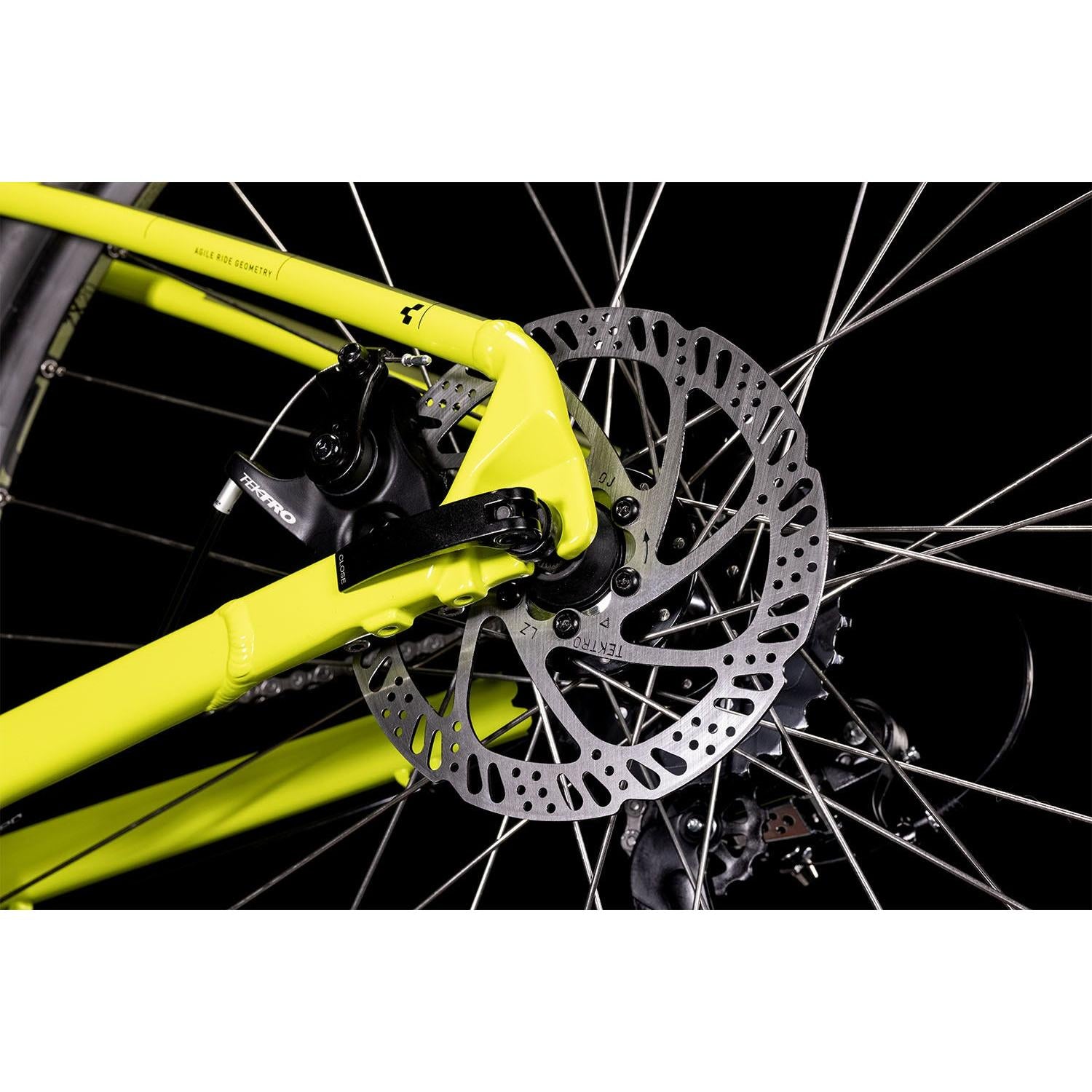 Cube Aim Hardtail Mountain Bike Green Moss