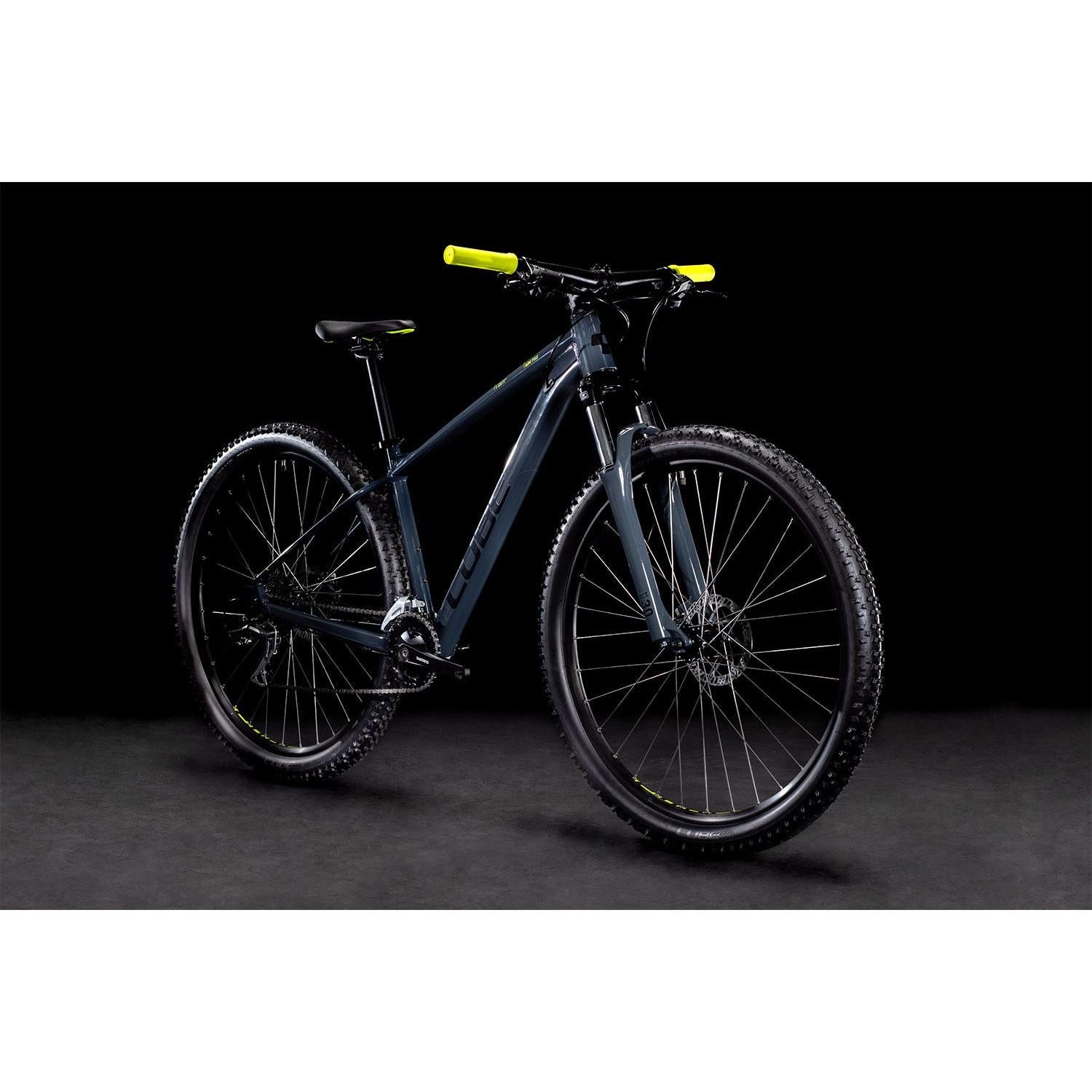 Cube Aim Pro Hardtail Mountain Bike Grey 'n' Flash Yellow