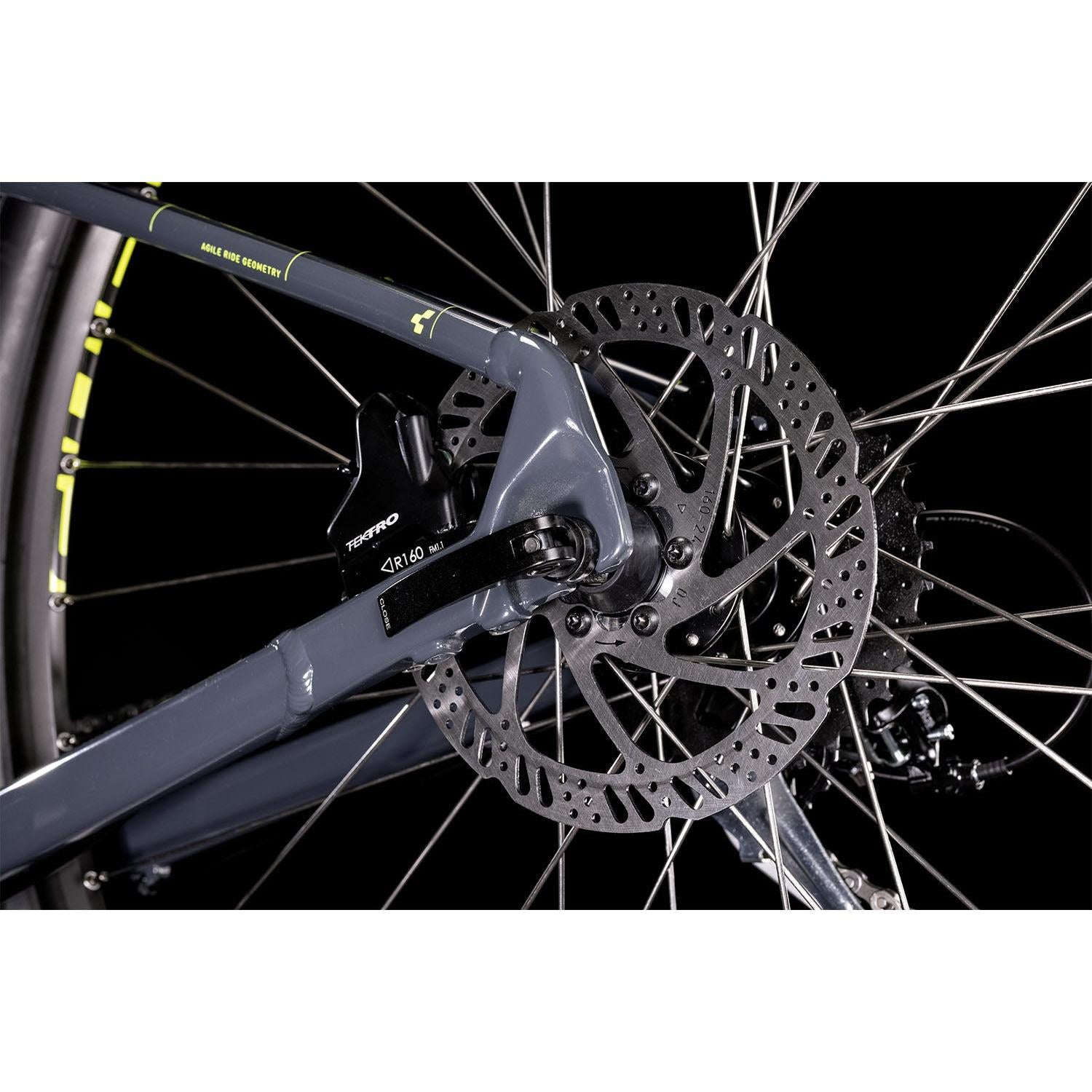 Cube Aim Pro Hardtail Mountain Bike Grey 'n' Flash Yellow
