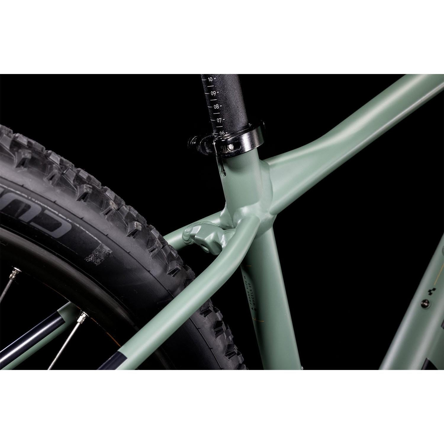 Cube Aim Pro Hardtail Mountain Bike Olive 'n' Orange Euro Spec