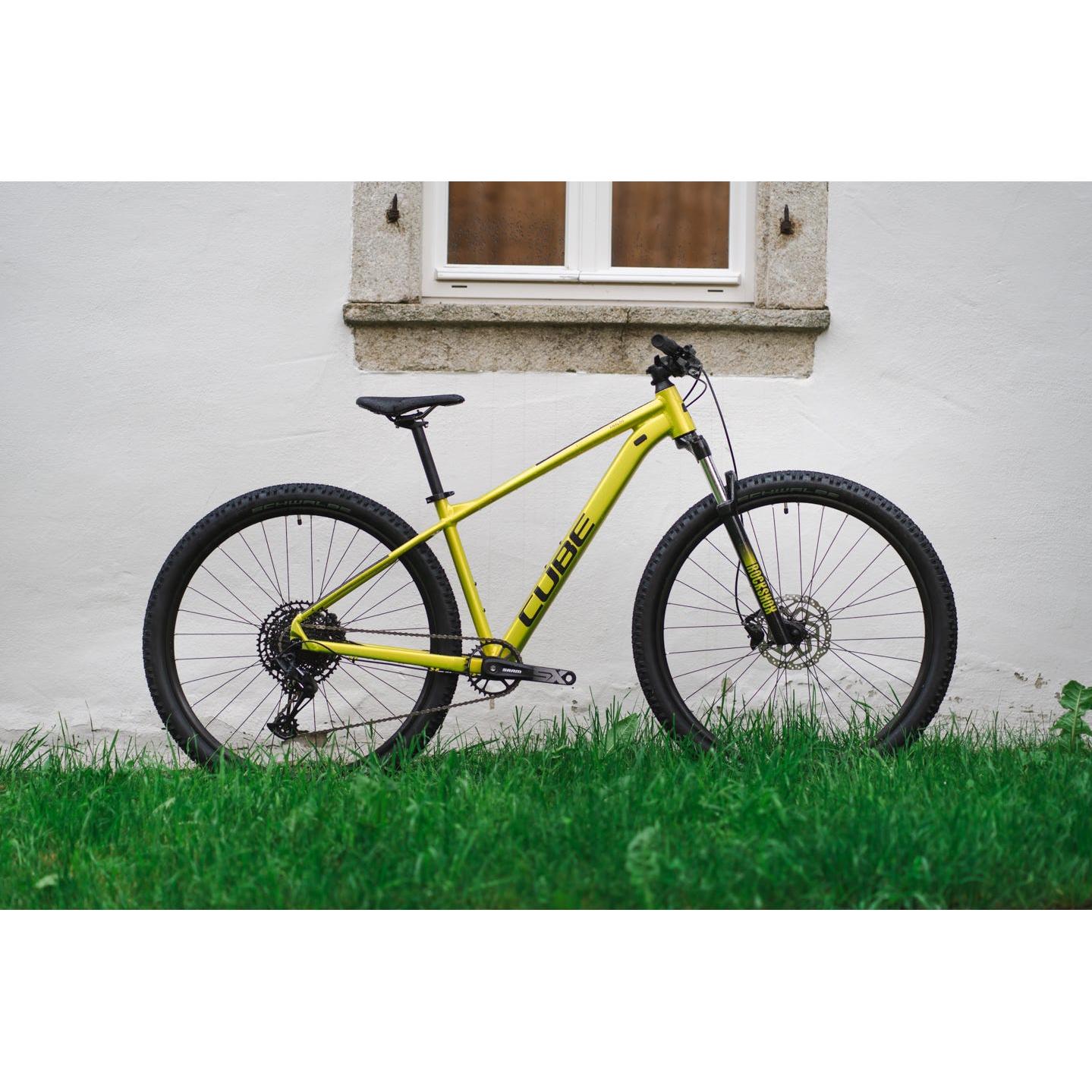 Cube Analog Hardtail Mountain Bike Flashlime Black