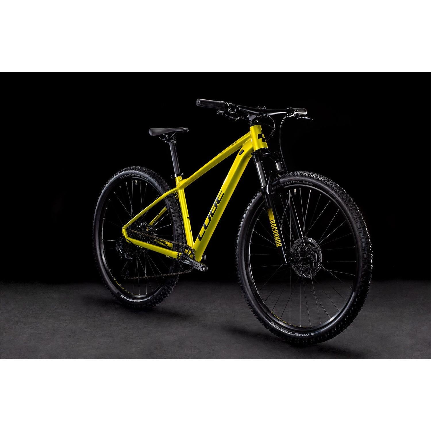 Cube Analog Hardtail Mountain Bike Flashlime Black
