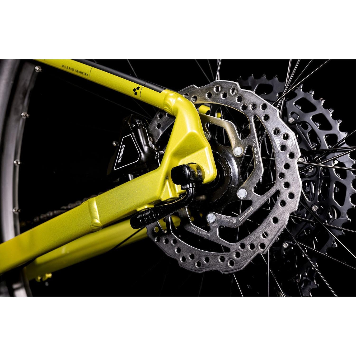 Cube Analog Hardtail Mountain Bike Flashlime Black