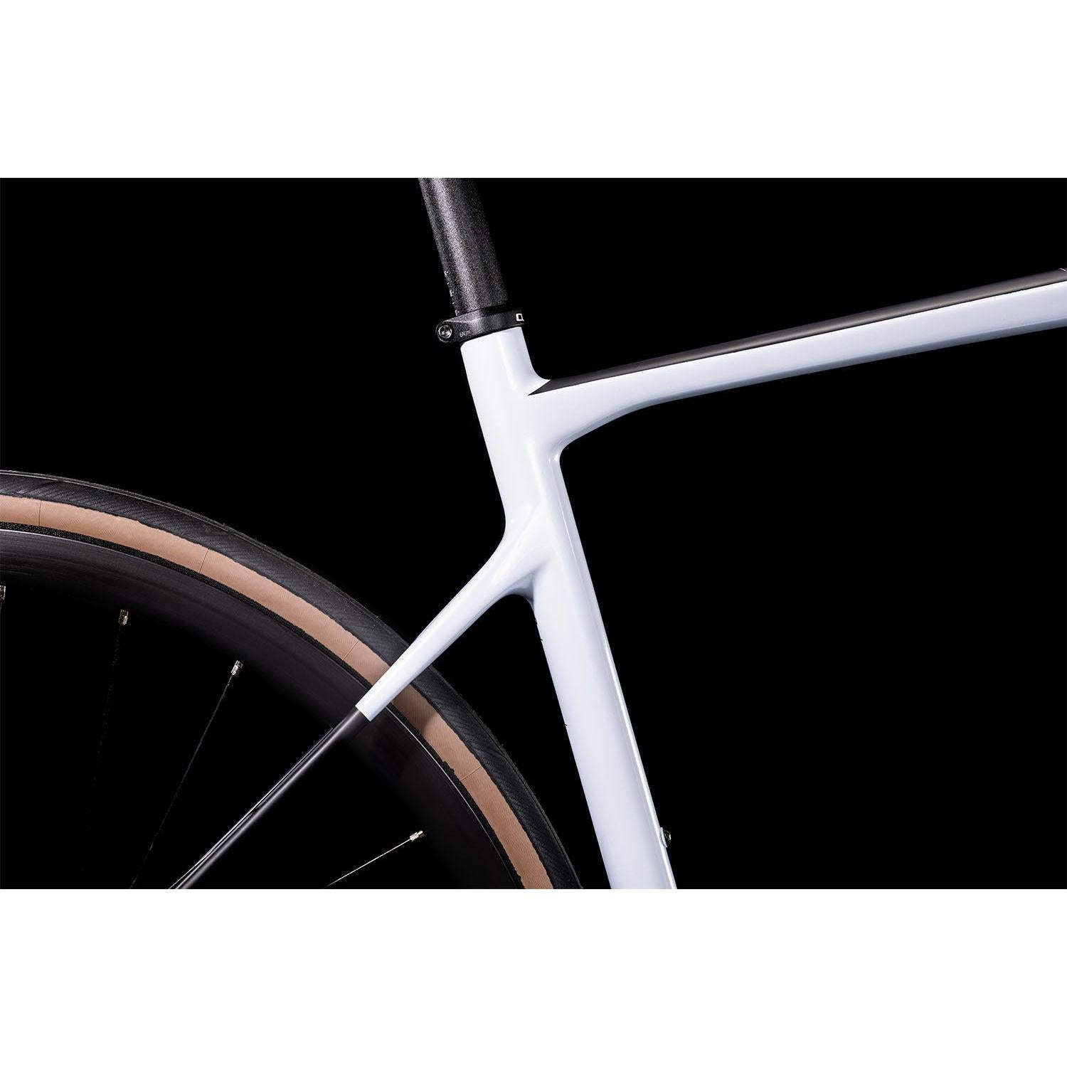 Cube Attain GTC Race Road Bike Frost White 'n' Carbon
