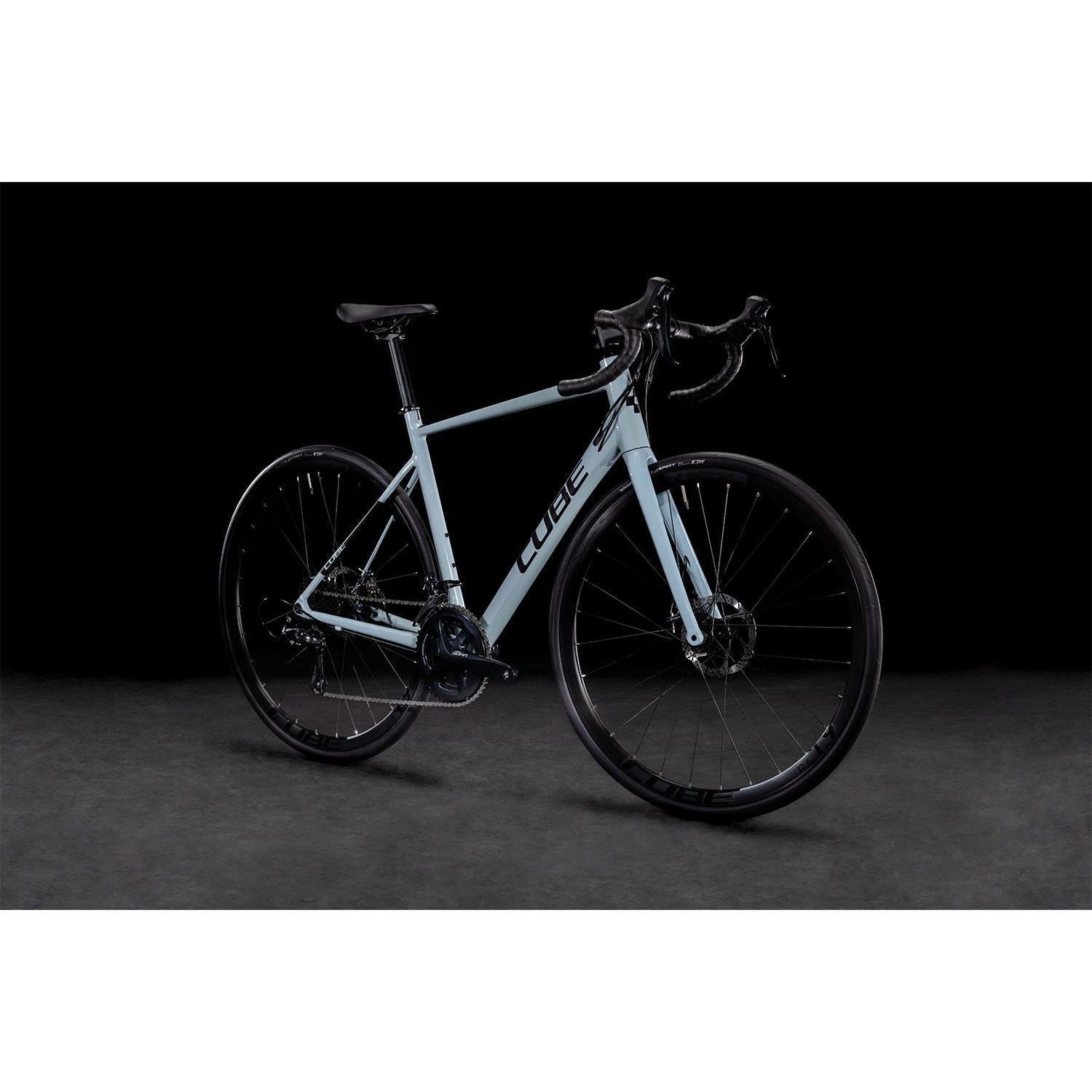 Cube Attain Pro Road Bike Sky Grey 'n' Black