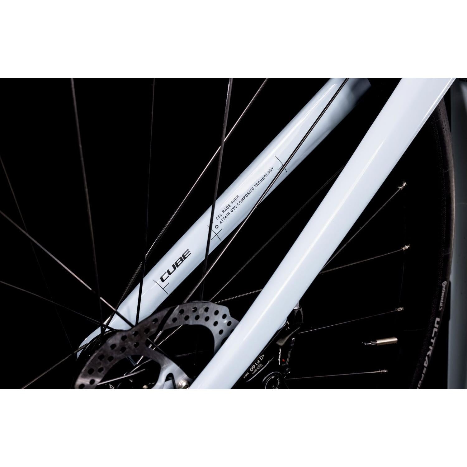 Cube Attain Pro Road Bike Sky Grey 'n' Black