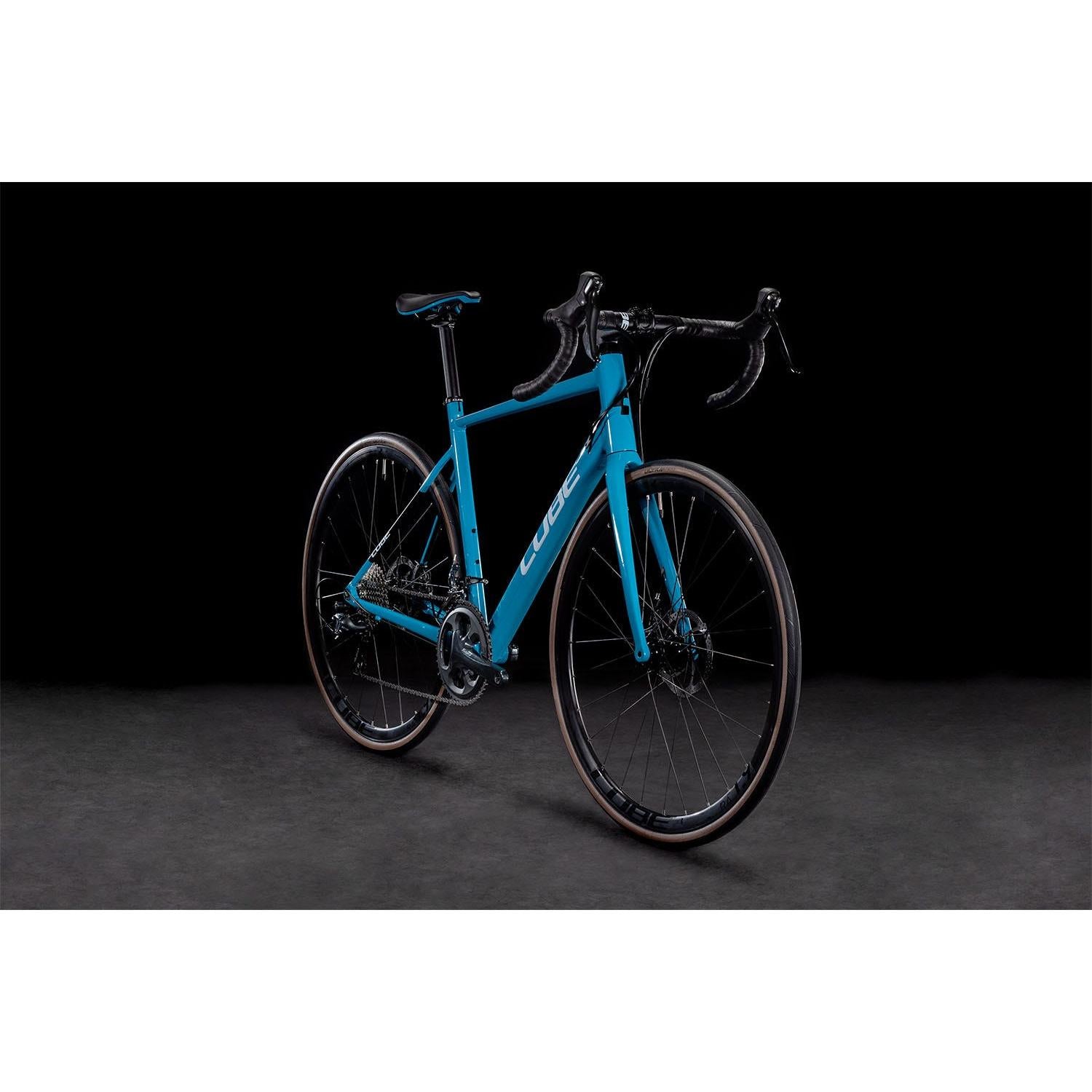 Cube Attain Race Road Bike Sky Blue 'n' Black