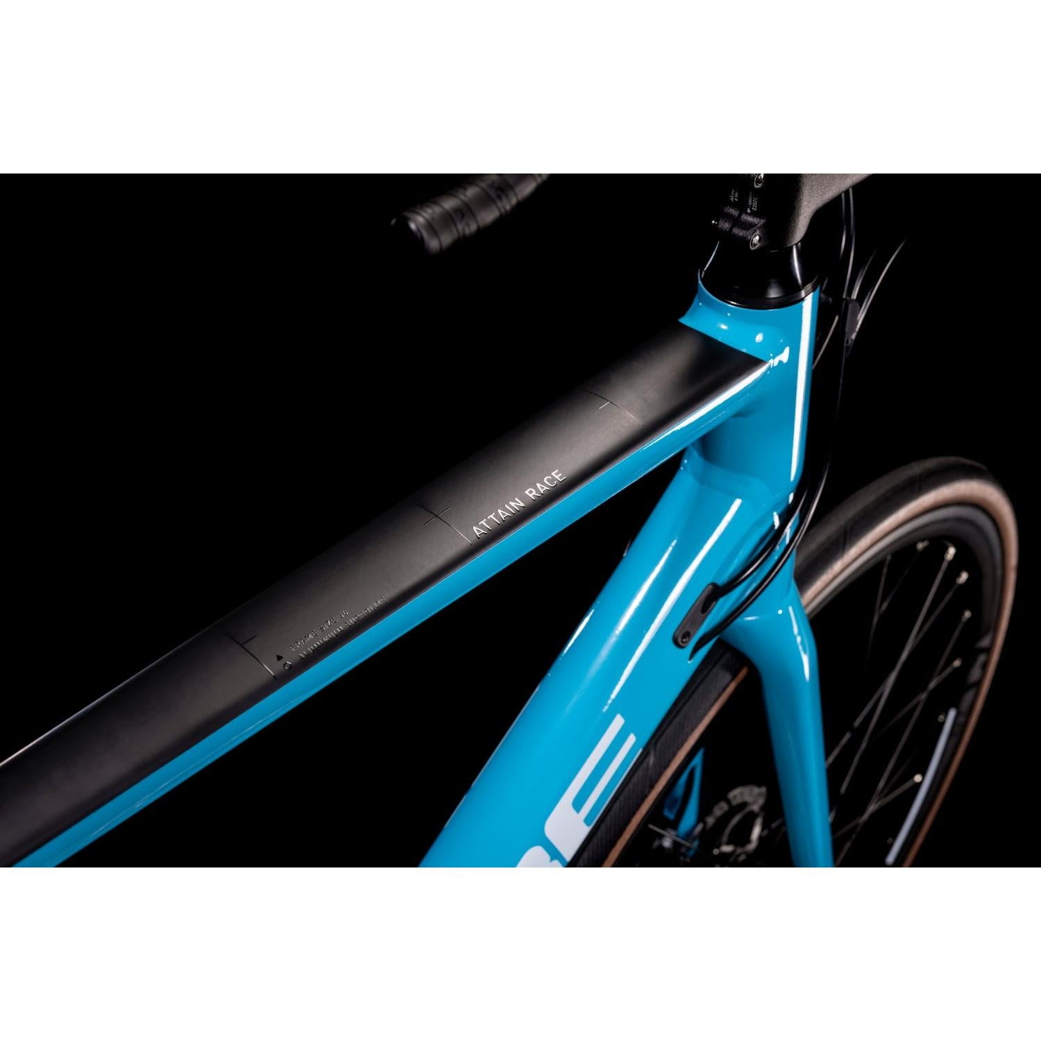 Cube Attain Race Road Bike Sky Blue 'n' Black