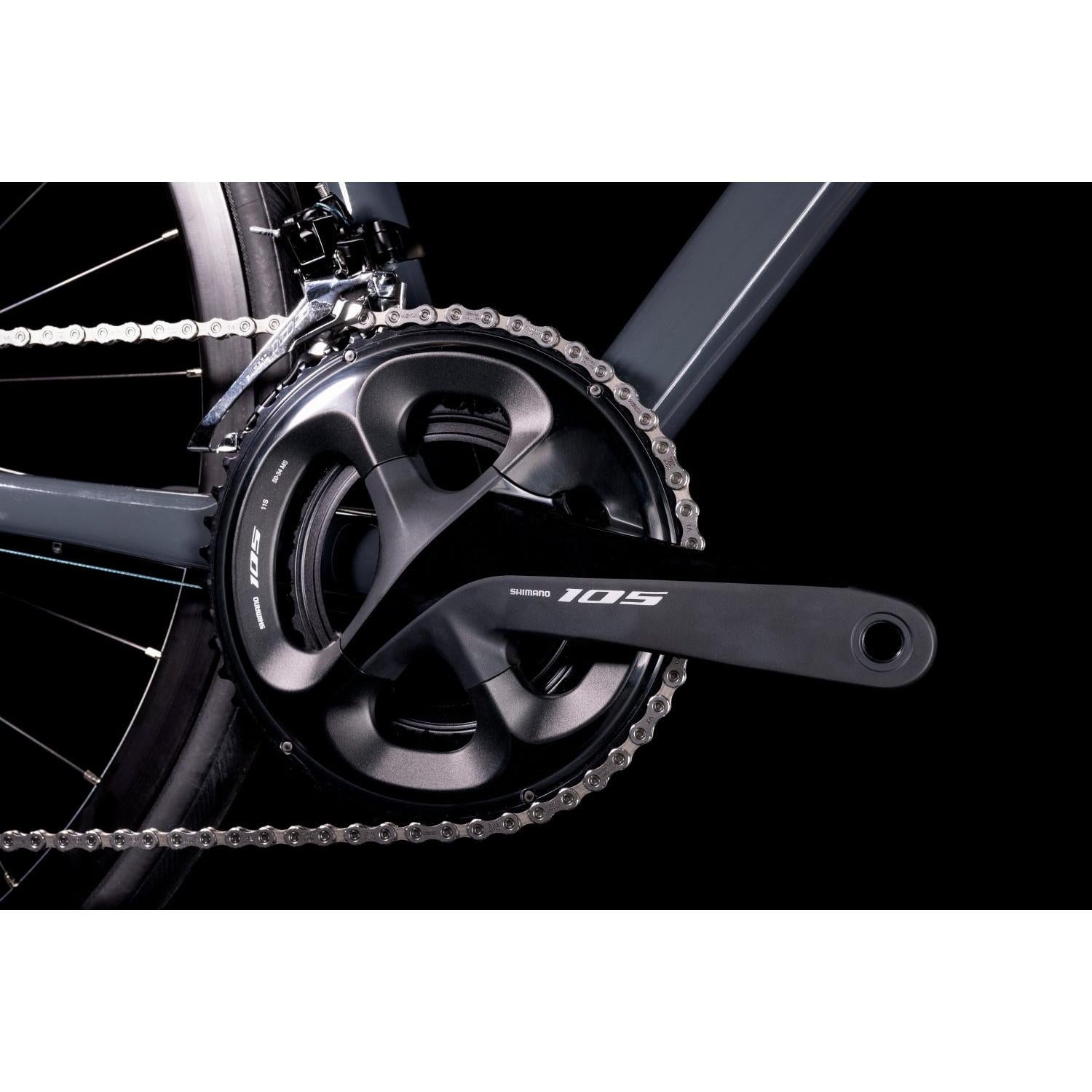 Cube Attain SL Road Bike Grey 'n' Black