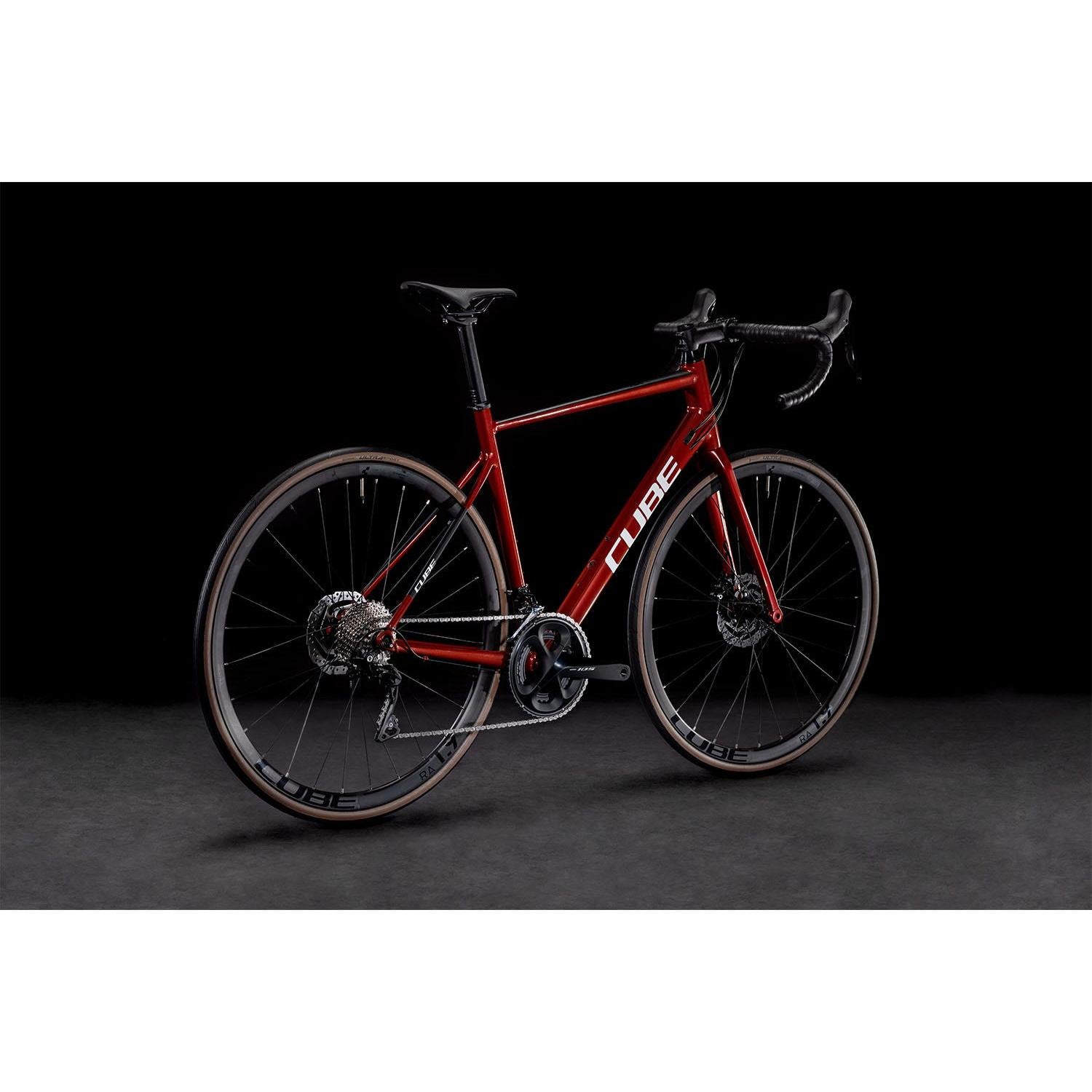 Cube Attain SL Road Bike Red 'n' White