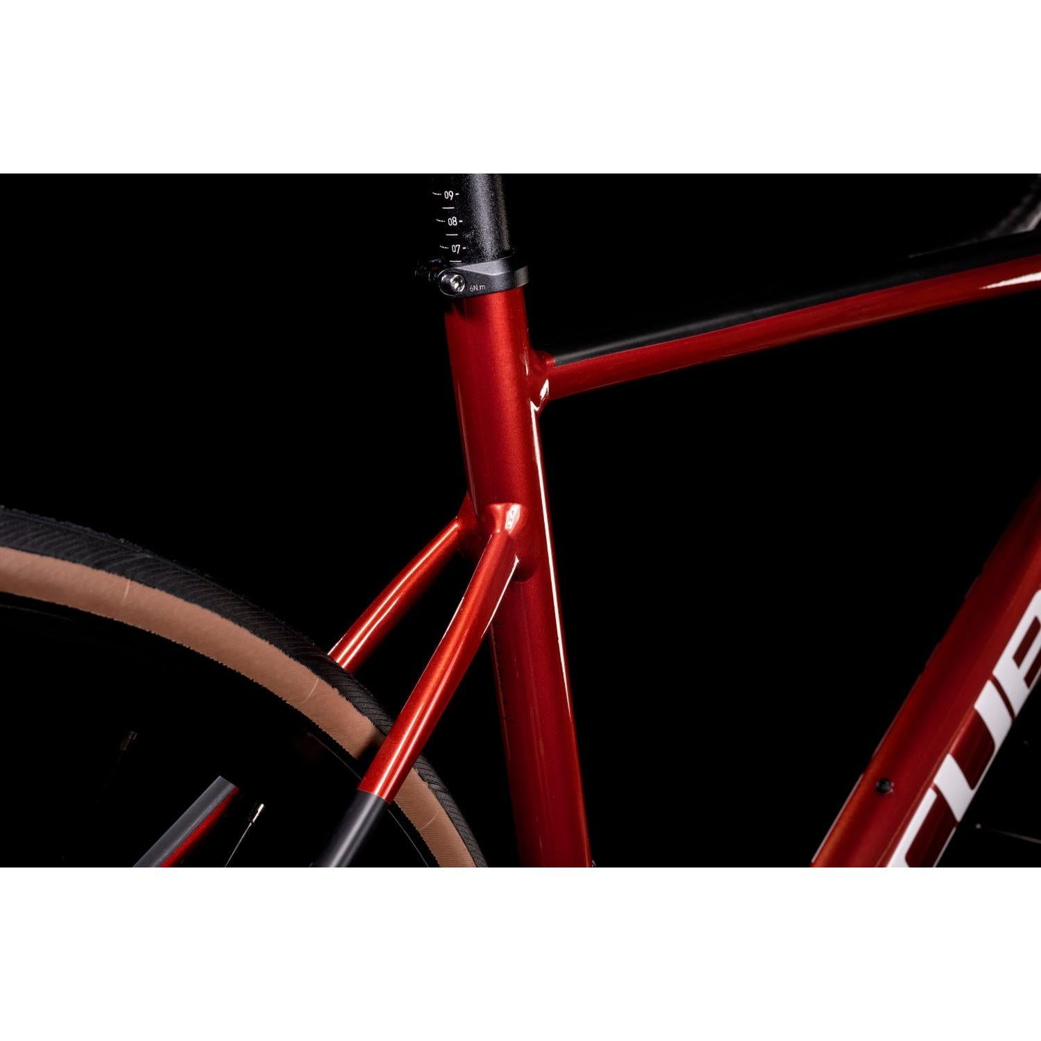 Cube Attain SL Road Bike Red 'n' White