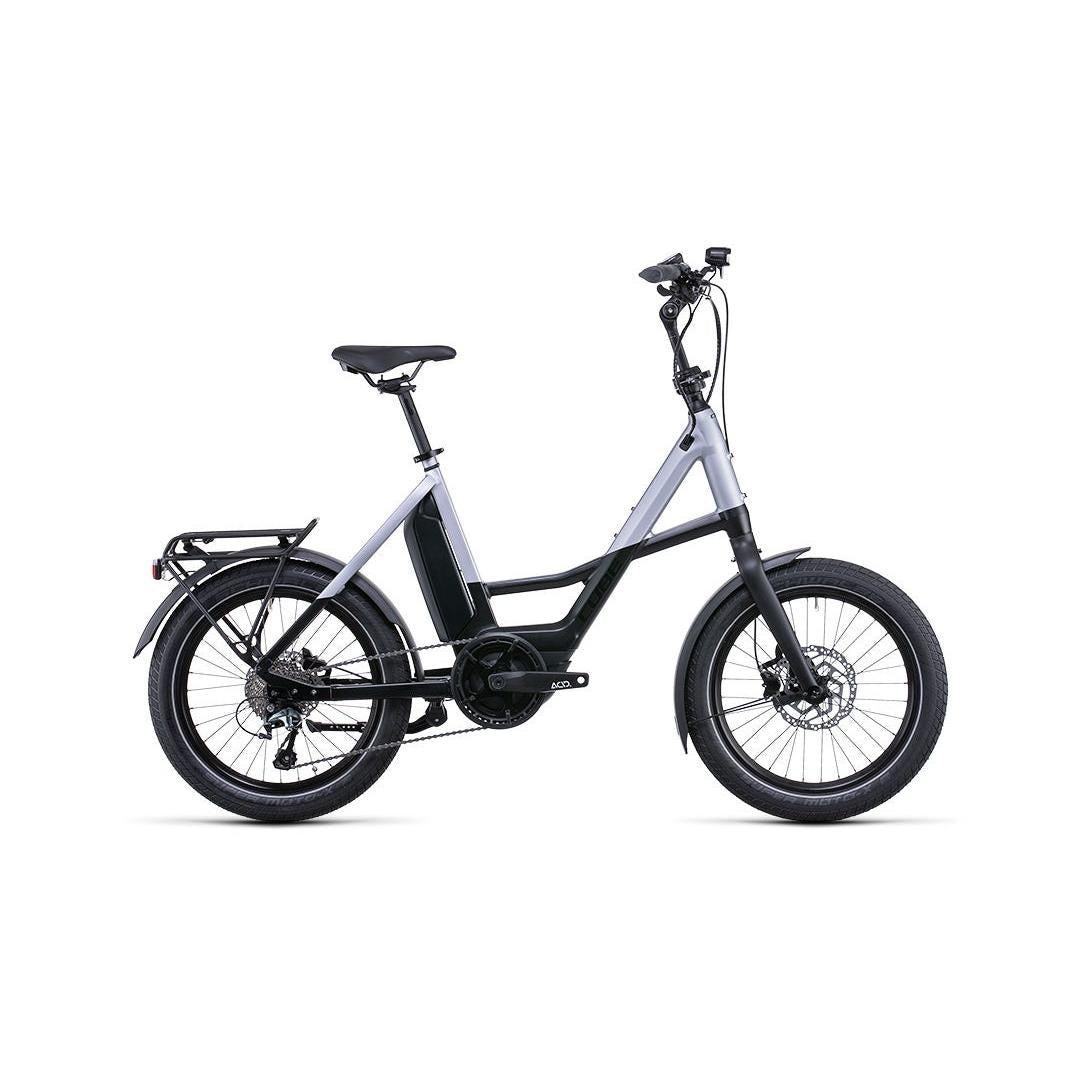 Cube Compact Sport Hybrid 500 Electric Bike Black 'n' Polar Silver