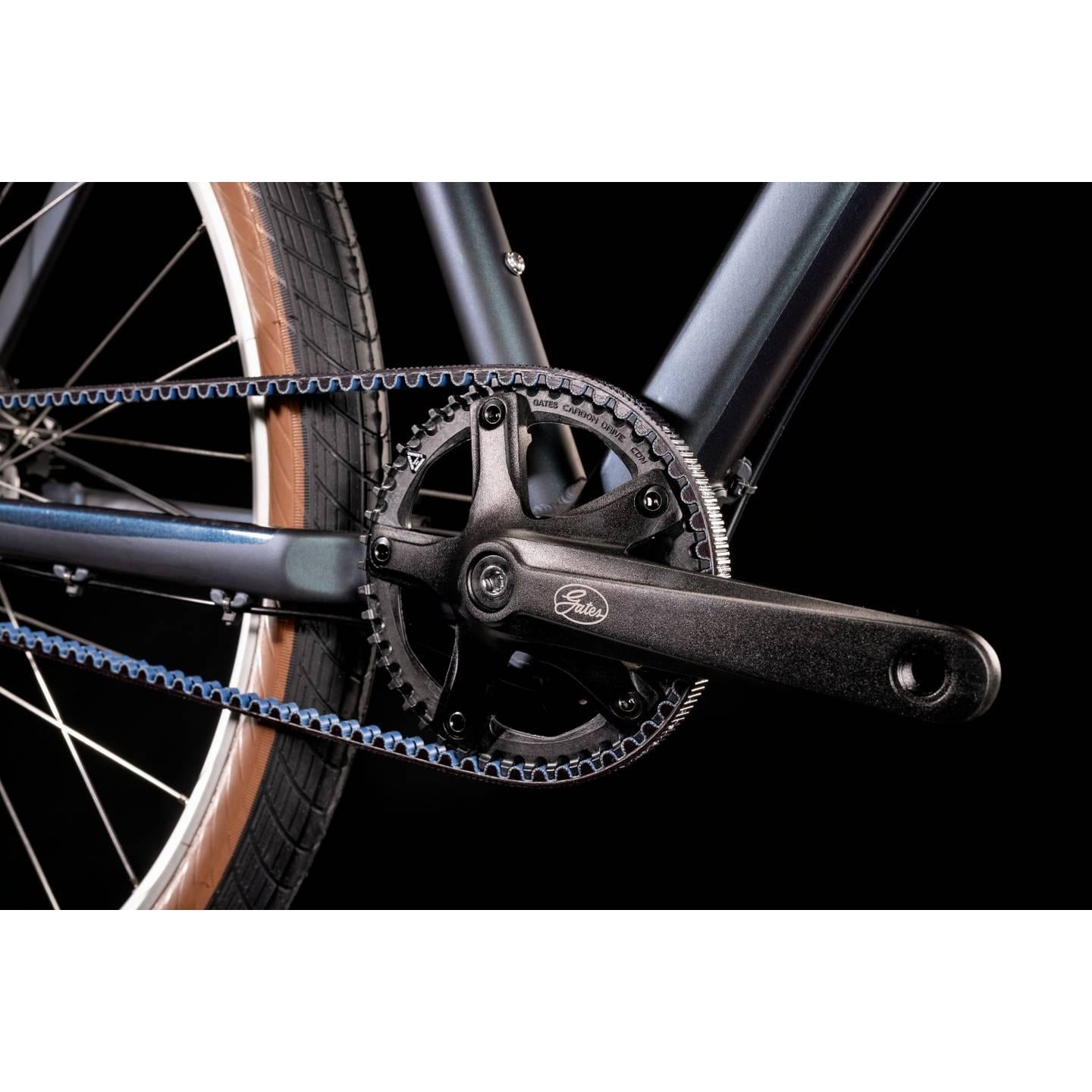 Cube Hyde Pro Hybrid Bike Deep Blue 'n' Silver