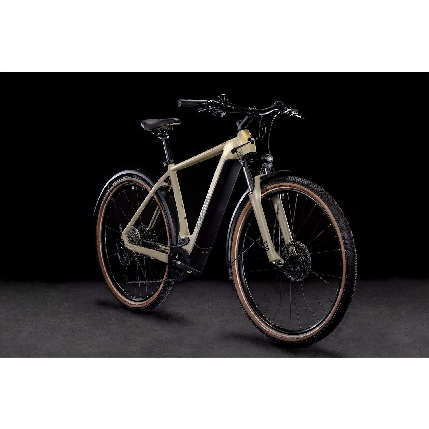 Cube Nuride Hybrid Pro 625 Allroad Electric Hybrid Bike Desert 'n' Black